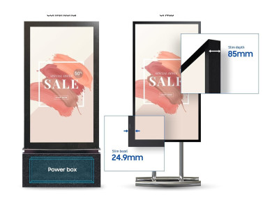 Samsung : SAMSUNG 24IN FULLHD 16:9 OH24B OUTDOOR LCD IP56 RATED DISPLAY K