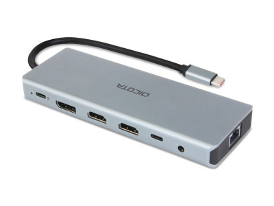 Dicota : USB-C 13-IN-1 DOCKING STATION 4K HDMI/DP PD 100W