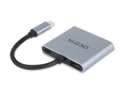 Dicota : USB-C PORTABLE 4-IN-1 DOCKING STATION 4K HDMI PD 100W