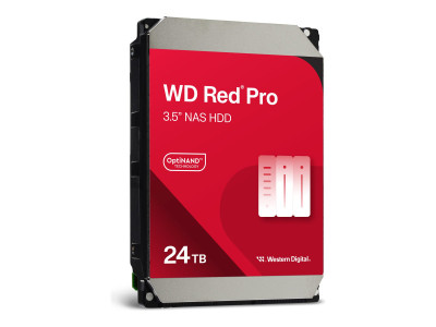 Western Digital : 24TB RED PRO 512Mo CMR 3.5IN SATA 6GB/S INTELLIPOWERRPM