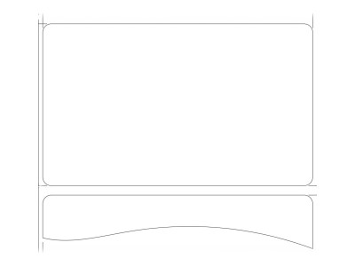 Zebra : Z-PERFORM 1000T 100X60MM BOX/3 L.PAPER UNCOATED P.ADH 76MM CORE