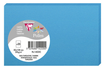 Pollen by Clairefontaine Carte 82 x 128 mm, blanc naturel
