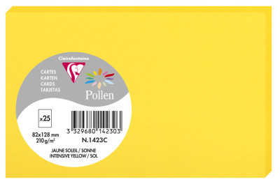 Pollen by Clairefontaine Carte 82 x 128 mm, blanc naturel