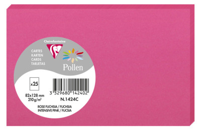 Pollen by Clairefontaine Carte 82 x 128 mm, blanc naturel