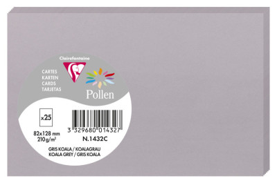 Pollen by Clairefontaine Carte 82 x 128 mm, blanc naturel