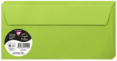 Pollen by Clairefontaine Enveloppes DL, blanc naturel
