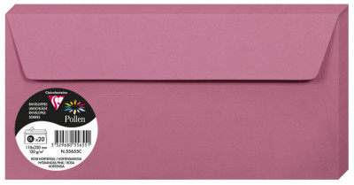 Pollen by Clairefontaine Enveloppes DL, blanc naturel