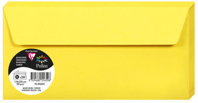 Pollen by Clairefontaine Enveloppes DL, blanc naturel
