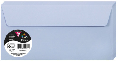 Pollen by Clairefontaine Enveloppes DL, blanc naturel