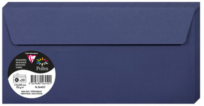 Pollen by Clairefontaine Enveloppes DL, blanc naturel
