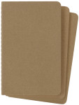 MOLESKINE Cahier, P/A6, ligné, carton, marron MOLESKINE Cahier, P/A6, ligné, carton, marron