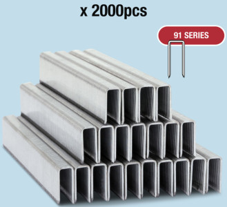 TACWISE Agrafes étroites 91/14 mm galvanisées, 2.000 pièces