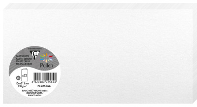 Pollen by Clairefontaine Carte double DL, or