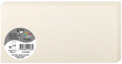 Pollen by Clairefontaine Carte double DL, or