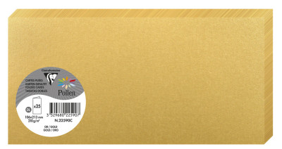 Pollen by Clairefontaine Carte double DL, or