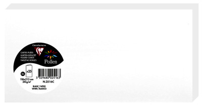 Pollen by Clairefontaine Carte double DL, or