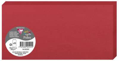 Pollen by Clairefontaine Carte double DL, or