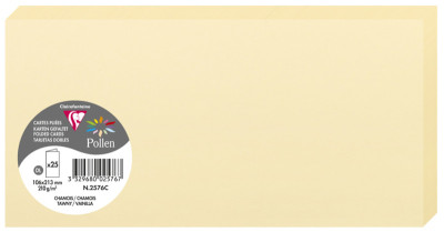 Pollen by Clairefontaine Carte double DL, or