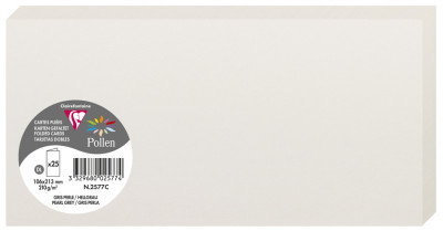 Pollen by Clairefontaine Carte double DL, or
