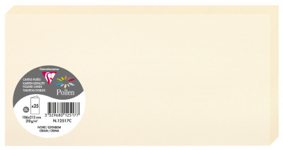 Pollen by Clairefontaine Carte double DL, or