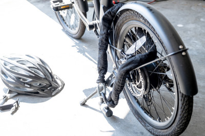 BRÜDER MANNESMANN Châine antivol pour vélo, longueur: 1,2 m