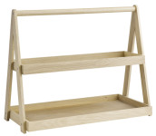 APS Etagère VALO, 2-stufig, eiche, 350 x 265 x 445 mm APS Etagère VALO, 2-stufig, eiche, 350 x 265 x 445 mm