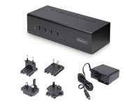 Startech : SWITCH KVM 4 PORTS DISPLAYPORT pour 2 MONITEURS KVM 4K 60HZ