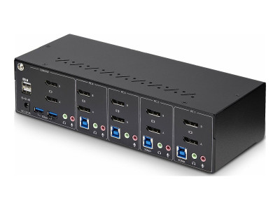 Startech : SWITCH KVM 4 PORTS DISPLAYPORT pour 2 MONITEURS KVM 4K 60HZ