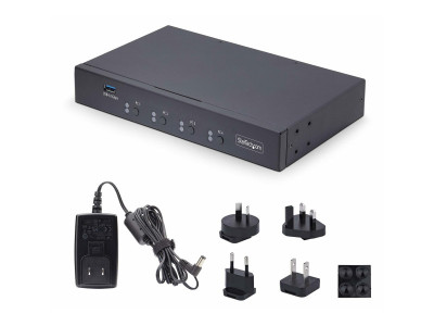 Startech : 4-PORT KEYBOARD/MOUSE SWITCH - MOUSE ROAMING KM/USB SWITCH