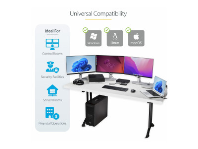 Startech : 4-PORT KEYBOARD/MOUSE SWITCH - MOUSE ROAMING KM/USB SWITCH