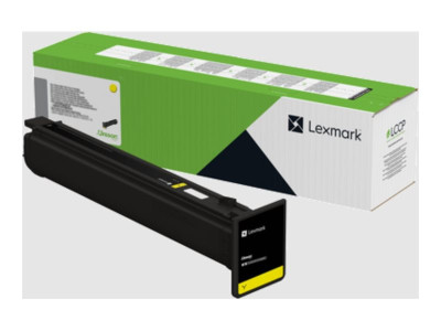Lexmark Toner Jaune 12000 pages LCCP, LRP pour CS963, CX950, 951, 961, 962, 963, 833
