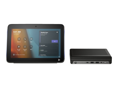 HP - Poly : POLY BK_PLUS_MTR HP IP PC W/ TC10 EMEA-INT