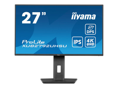 Iiyama : IIYAMA XUB2792UHSU-B6 27IN IPS LCD avec SLIM BEZEL 4MS UHD 3840