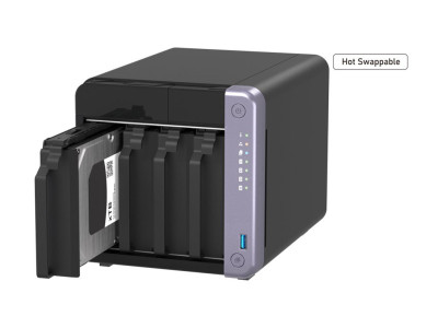 Qnap : TS-432X-4G 4-BAY 3.5IN DESKTOP NAS AL524 4C 2.0GHZ 4GB DDR4 RAM