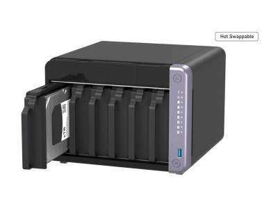 Qnap : TS-632X-4G 6-BAY 3.5IN DESKTOP NAS AL524 4C 2.0GHZ 4GB DDR4 RAM