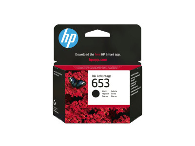 HP : HP 653 BLACK ORIGINAL cartouche d'encre