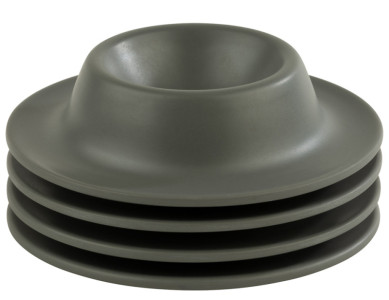 Coquetiers APS, mélamine, gris, lot de 4
