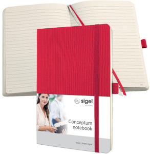 sigel Carnet de notes Conceptum, A5, quadrillé, beige