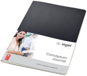 sigel Cahier Conceptum, A4, quadrillé, noir sigel Cahier Conceptum, A4, quadrillé, noir