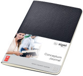 sigel Carnet Conceptum, A6, quadrillé, noir sigel Carnet Conceptum, A6, quadrillé, noir