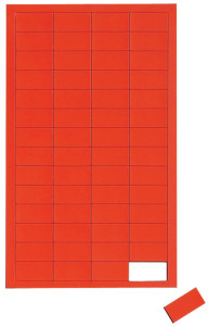 Rectangle magnétique MAUL, 20 x 10 mm, bleu