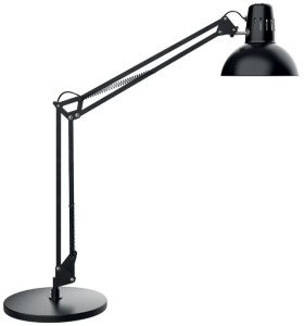MAUL Lampe de bureau à LED MAULstudy, avec pied, rouge