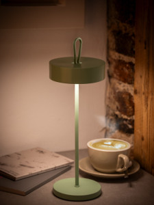 APS Akku LED-Tischleuchte CLEO, mint