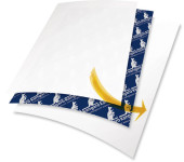 kangaro Papier carbone, A4, 10 feuilles, bleu