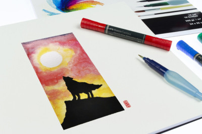 kangaro Bloc de papier aquarelle, A3, 16 feuilles