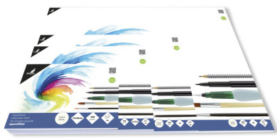 kangaro Bloc de papier aquarelle, A2, 12 feuilles