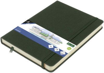 kangaro Cahier de croquis, couverture PU rigide, A5, lilas