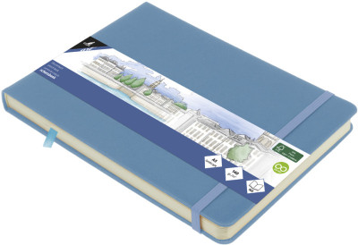 kangaro Cahier de croquis, couverture PU rigide, A5, noir