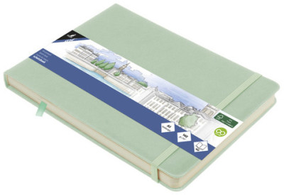 kangaro Cahier de croquis, couverture PU rigide, A5, noir