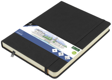 Carnet Croquis - 21 x 14,8cm - 80 feuilles - 140g - noir - Royal Talens - Bonne affaire Carnet Croquis - 21 x 14,8cm - 80 feuilles - 140g - noir - Royal Talens - Bonne affaire